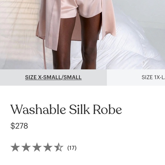 Lunya Short Washable Silk Robe (sold out color) - Picture 12 of 12